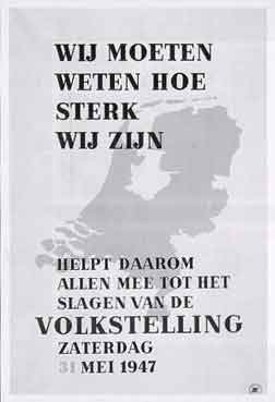 Poster Volkstelling